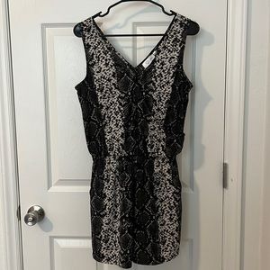 RD Style Snakeskin Romper